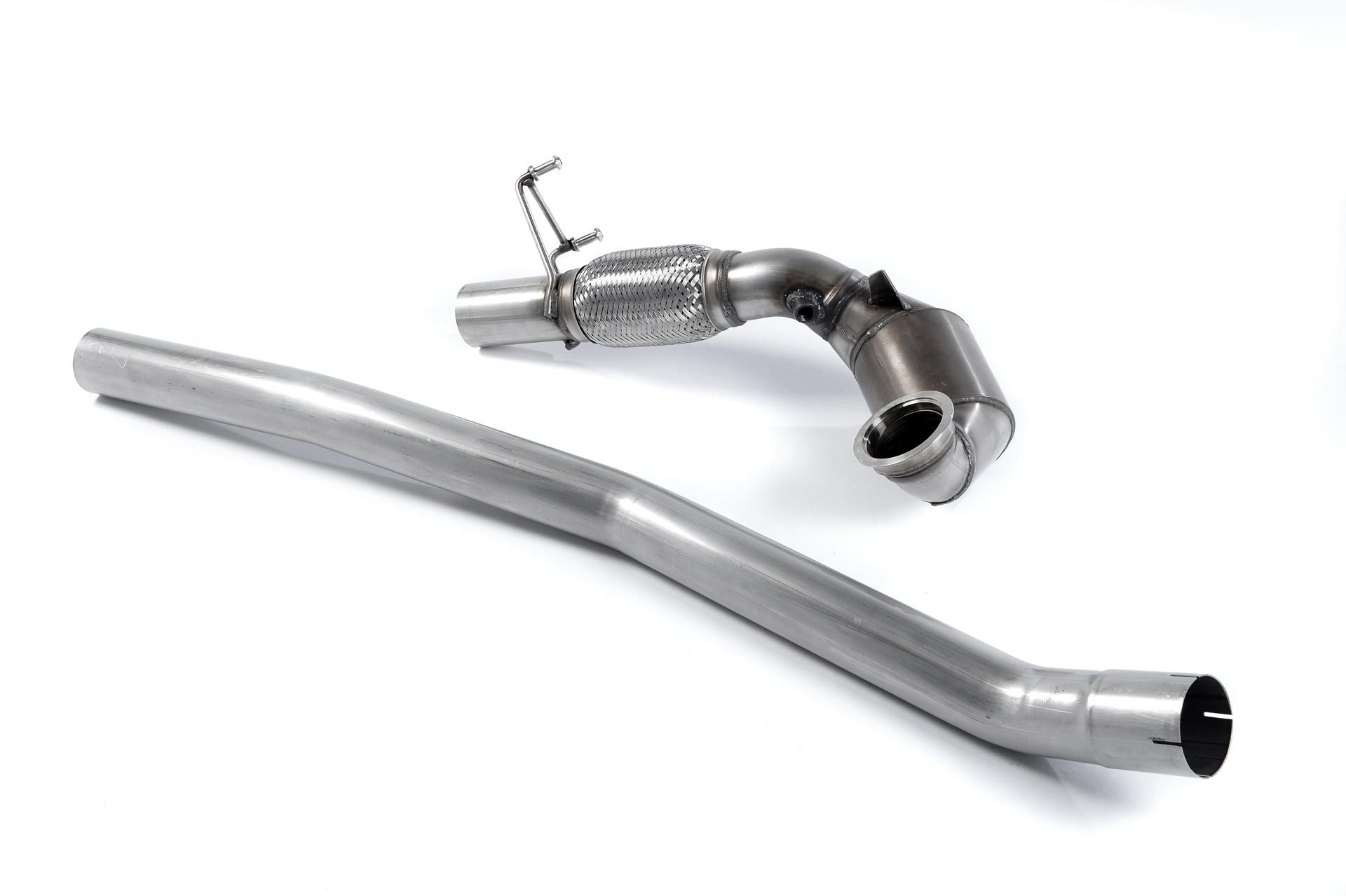 MillTek Audi 8S TTRS Large Bore Downpipe with Hi-Flow Sports Catalyst - ML Performance EU