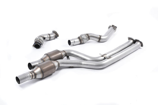 MillTek BMW F80 Large Bore Downpipes and Hi-Flow Sports Cats (M3) ML Performance UK