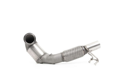 MillTek Volkswagen MK7.5 Golf GTI Cast Downpipe with 200 Cell Race Cat & GPF/OPF Delete For OE Catback - ML Performance EU