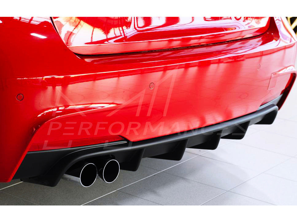 Rieger BMW 3 Series F30 F31 M-Series Rear Diffuser (Inc. 320i, 335i & 340i) - ML Performance UK