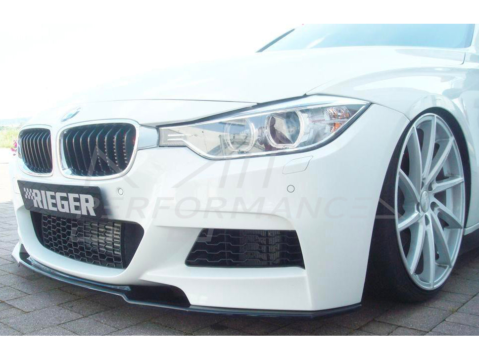 Rieger BMW F30 F31 Front Splitter (Inc. 320i, 335i & 340i) - ML Performance UK