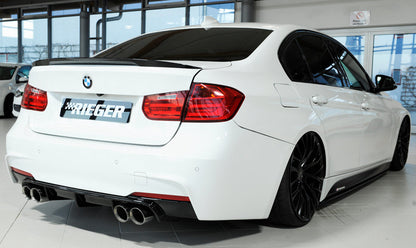 Rieger BMW 3 Series F30 F31 Rear Quad Diffuser (Inc. 320i, 335i & 340i) - ML Performance UK
