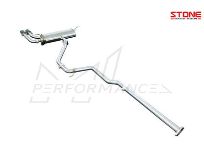 Stone Exhaust Ford 1.5T MK4 Focus Single Exit Twin Tailpipe Valvetronic Catback Exhaust System - ML Performance EU