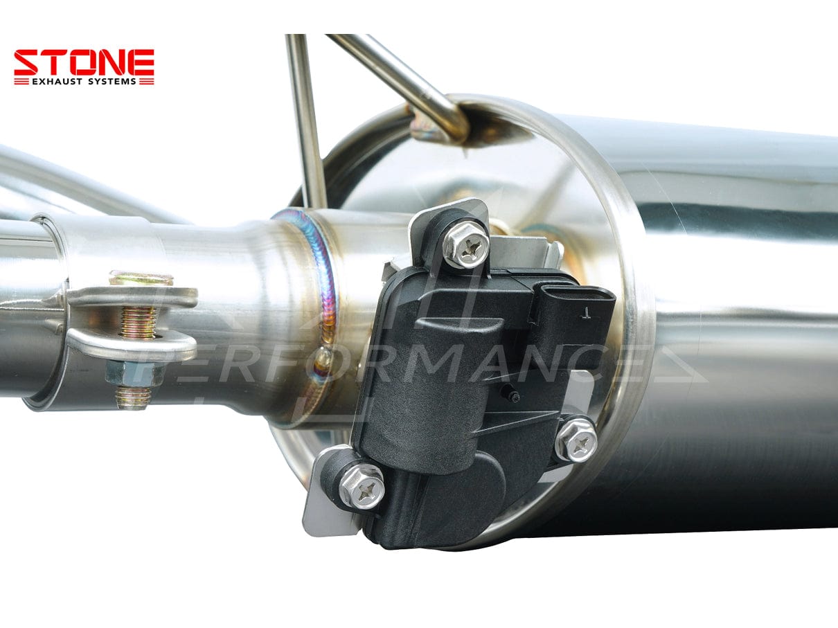Stone Exhaust Ford 1.5T MK4 Focus Single Exit Twin Tailpipe Valvetronic Catback Exhaust System - ML Performance EU