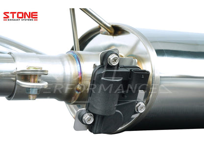 Stone Exhaust Ford 1.5T MK4 Focus Single Exit Twin Tailpipe Valvetronic Catback Exhaust System - ML Performance EU