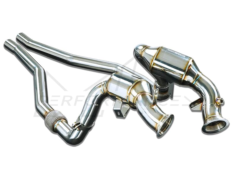 Stone Exhaust Porsche 95B Eddy Catalytic Downpipe (Inc. Macan S 3.0T & Macan Turbo 3.6T) - ML Performance EU