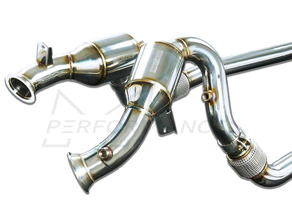 Stone Exhaust Porsche 95B Eddy Catalytic Downpipe (Inc. Macan S 3.0T & Macan Turbo 3.6T) - ML Performance EU