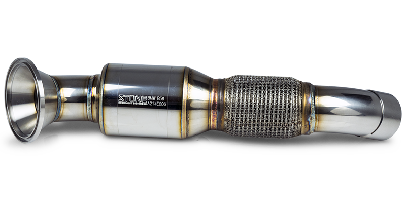 Stone Exhaust BMW B58 G05 G30 F20 F30 Eddy Catalytic Downpipe (Inc. M140i, 340i, 540i & X5 40i xDrive) | ML Performance UK