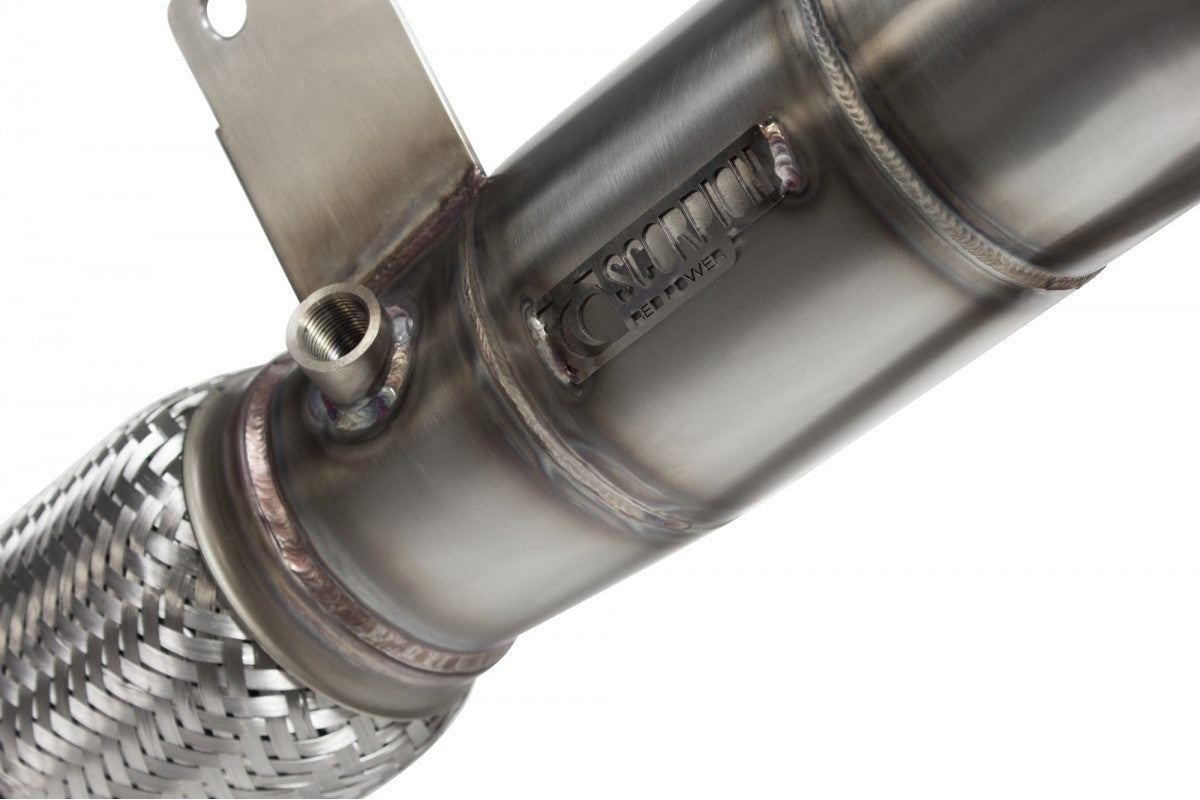 Scorpion BMW F20 F22 Turbo De-cat Downpipe (M140i & M240i) - ML Performance UK