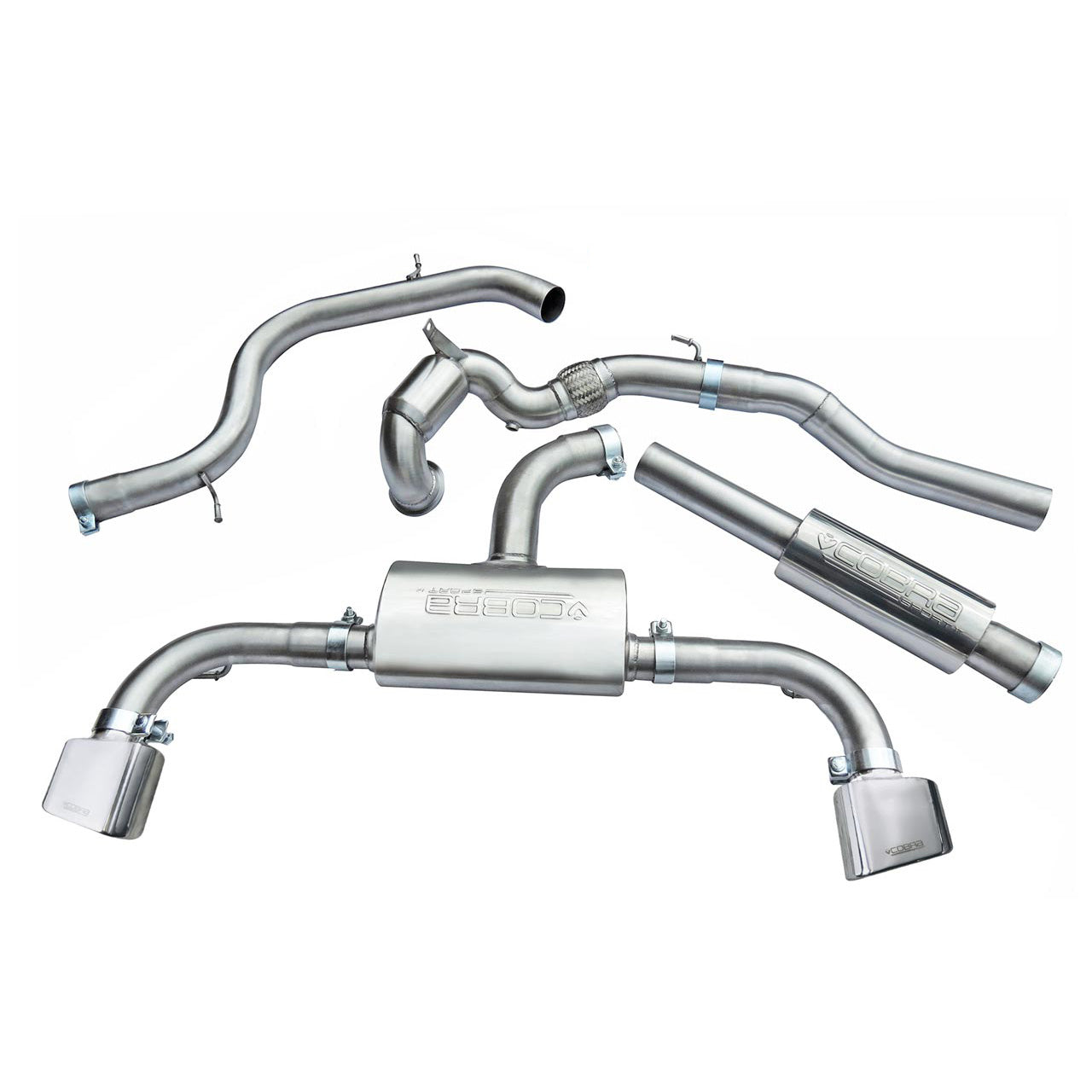 Cobra Exhaust Seat Leon Cupra 280/290/300 (14-18) (Pre-GPF) Turbo Back Performance Exhaust | ML Performance EU Car Parts