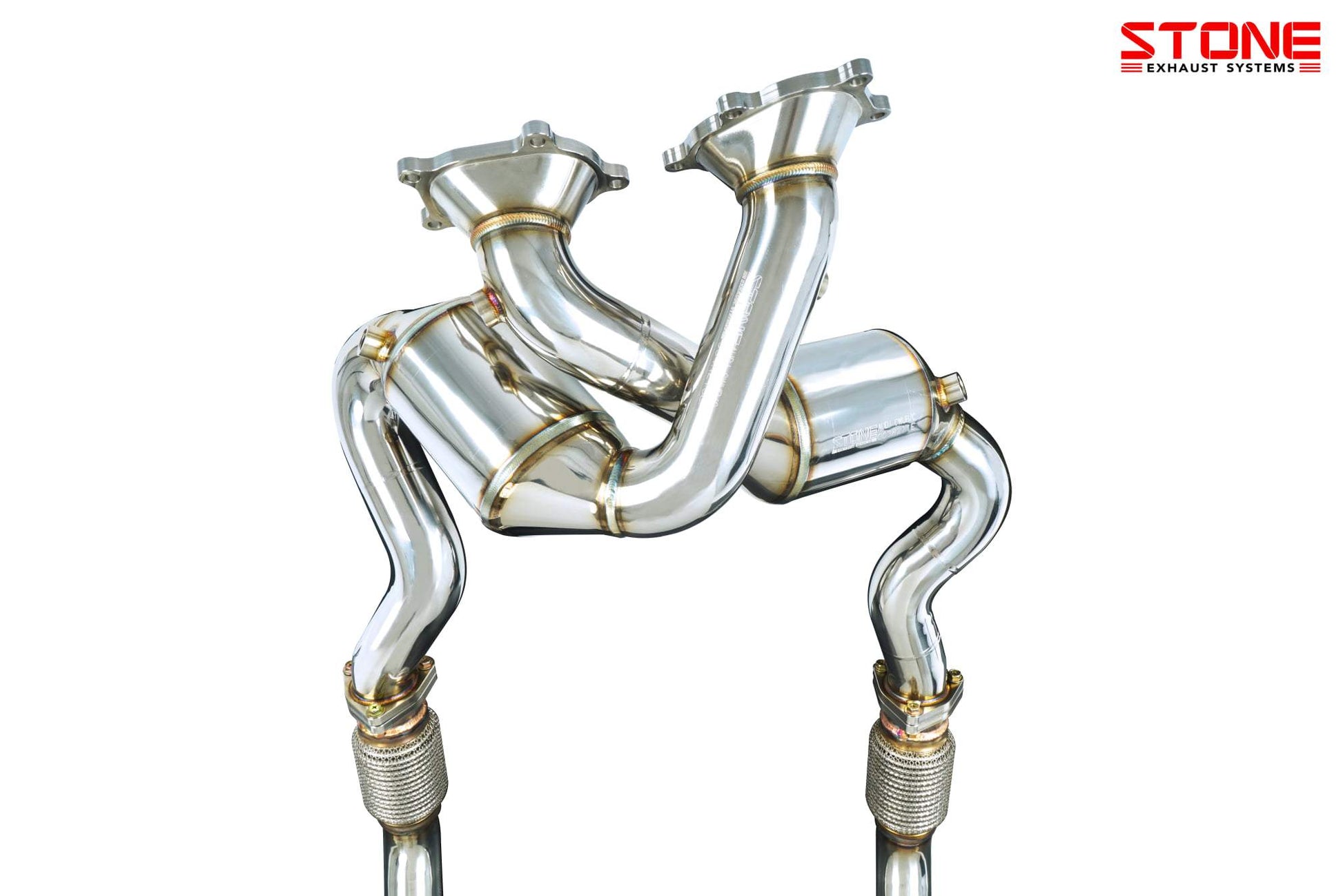 Stone Exhaust Audi CWUB CWBC C7 RS6 Eddy Catalytic Downpipe - ML Performance EU