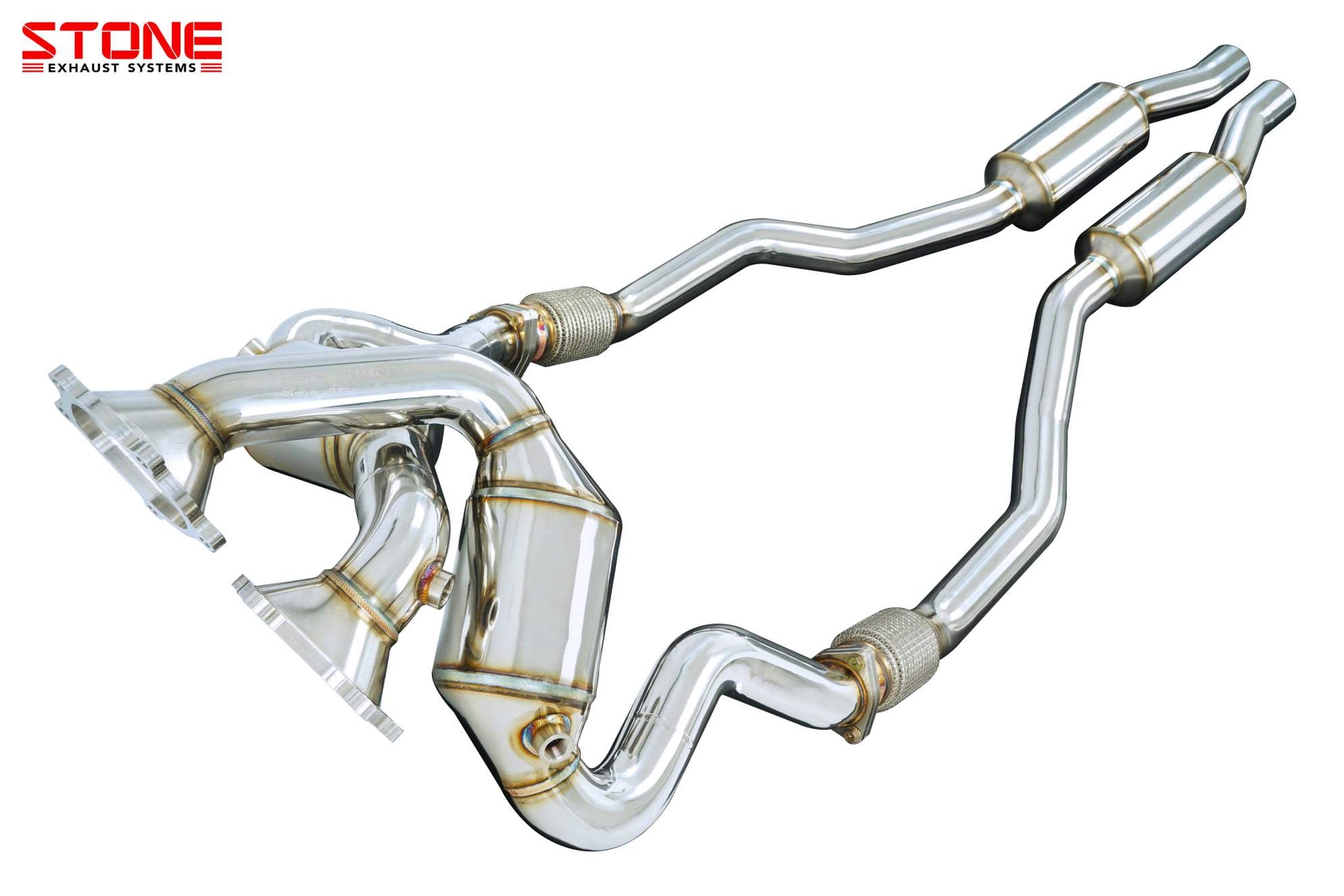 Stone Exhaust Audi CWUB CWBC C7 RS6 Eddy Catalytic Downpipe - ML Performance EU