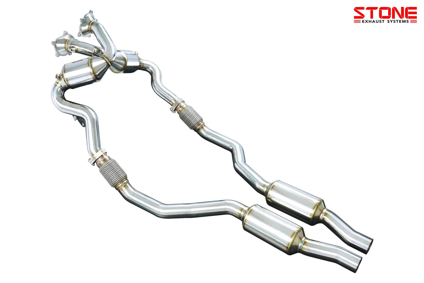 Stone Exhaust Audi CWUB CWBC C7 RS6 Eddy Catalytic Downpipe - ML Performance EU