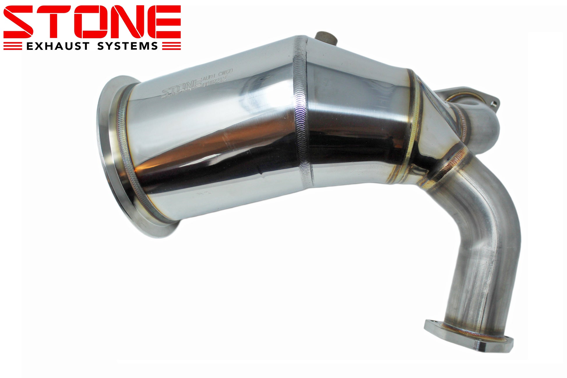 Stone Exhaust Audi B9 EA839 Eddy Catalytic Downpipe (S4 & S5) - ML Performance UK