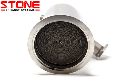 Stone Exhaust Audi B9 EA839 Eddy Catalytic Downpipe (S4 & S5) - ML Performance UK