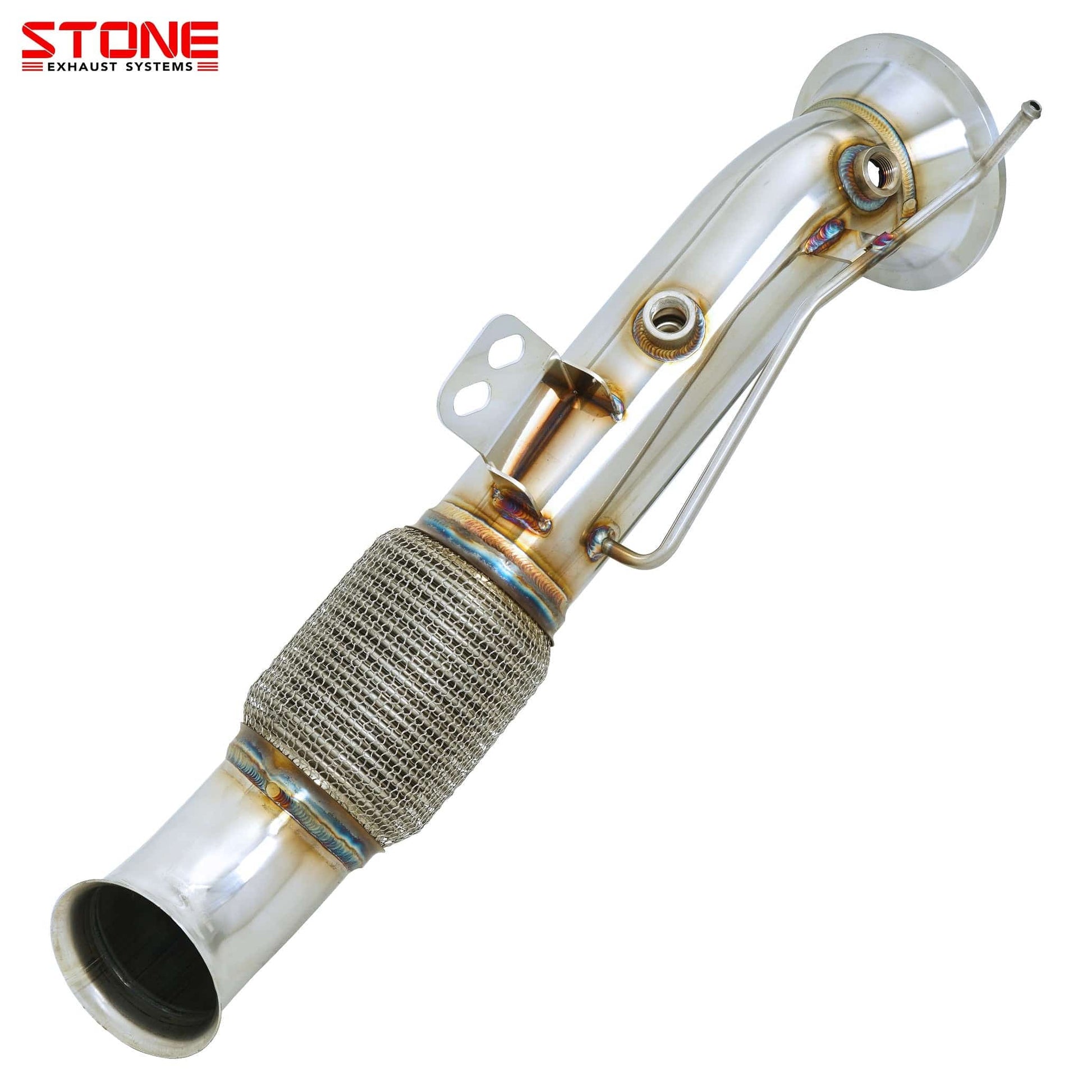 Stone Exhaust BMW B58C G01 G02 G14 G15 Catless Downpipe - OPF model (Inc. 840i, X5 40i, X3 M40i & X4 M40i) | ML Performance UK
