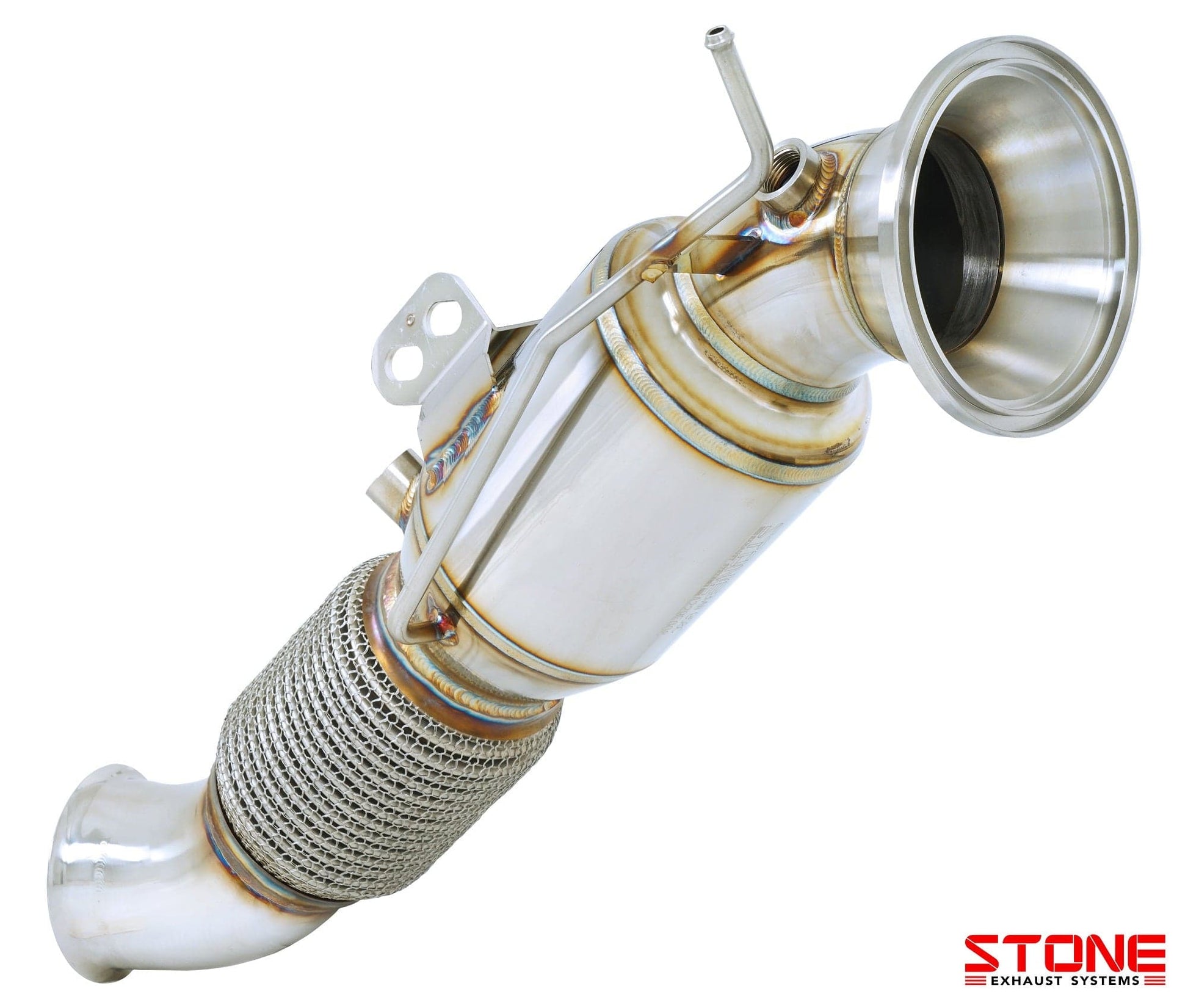 Stone Exhaust BMW B58C G01 G02 G14 G15 Eddy Catalytic Downpipe - OPF model (Inc. 840i, X5 40i, X3 M40i & X4 M40i) | ML Performance UK