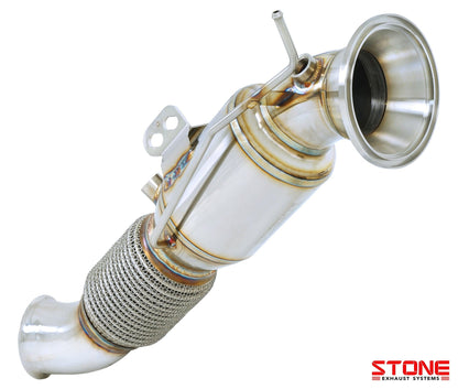 Stone Exhaust BMW B58C G01 G02 G14 G15 Eddy Catalytic Downpipe - OPF model (Inc. 840i, X5 40i, X3 M40i & X4 M40i) | ML Performance UK