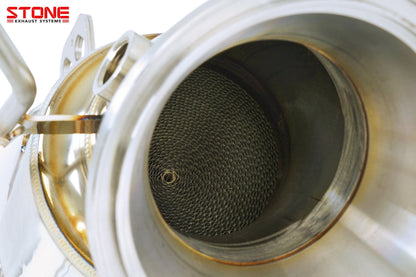Stone Exhaust BMW B58C G01 G02 G14 G15 Eddy Catalytic Downpipe - OPF model (Inc. 840i, X5 40i, X3 M40i & X4 M40i) | ML Performance UK