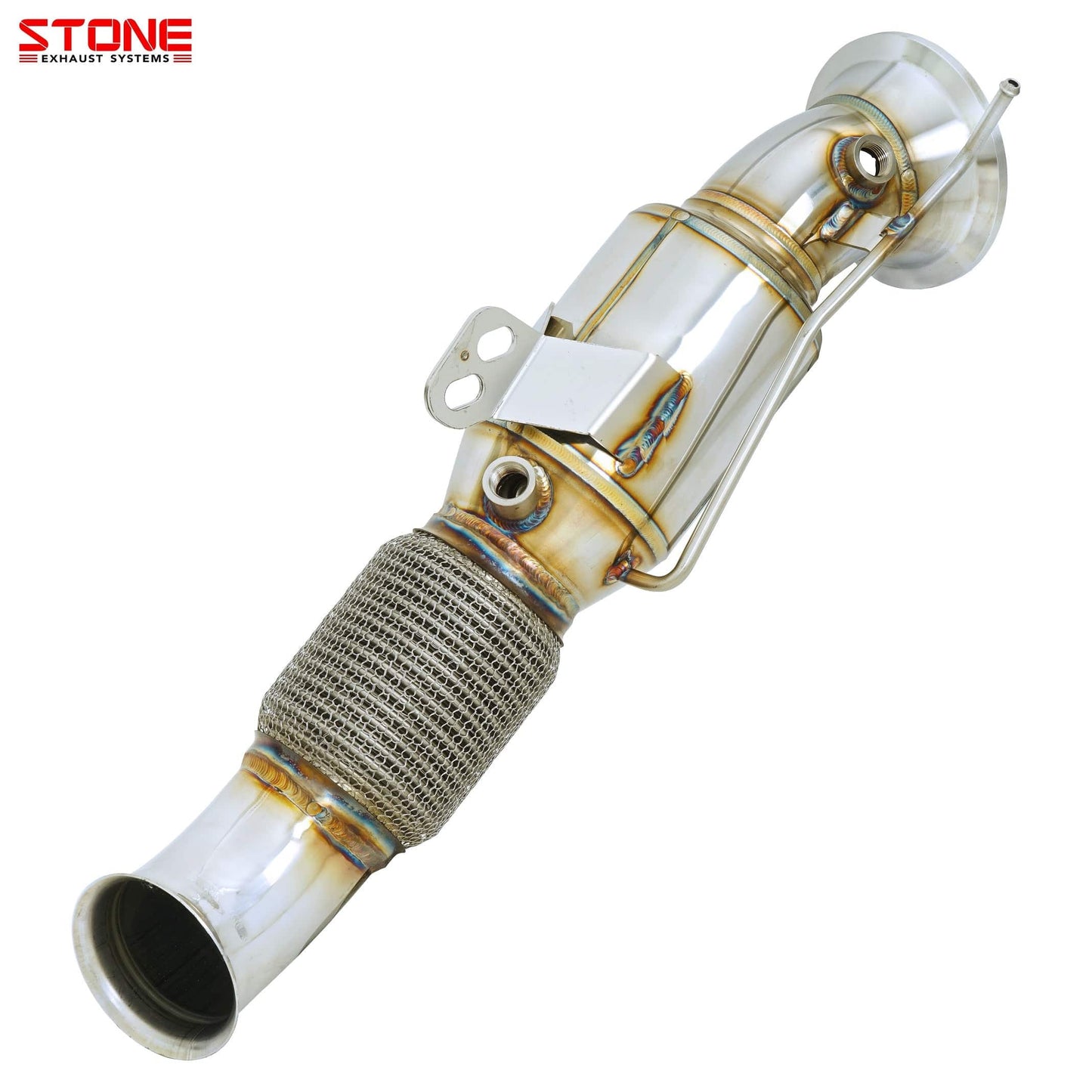 Stone Exhaust BMW B58C G01 G02 G14 G15 Eddy Catalytic Downpipe - OPF model (Inc. 840i, X5 40i, X3 M40i & X4 M40i) | ML Performance UK