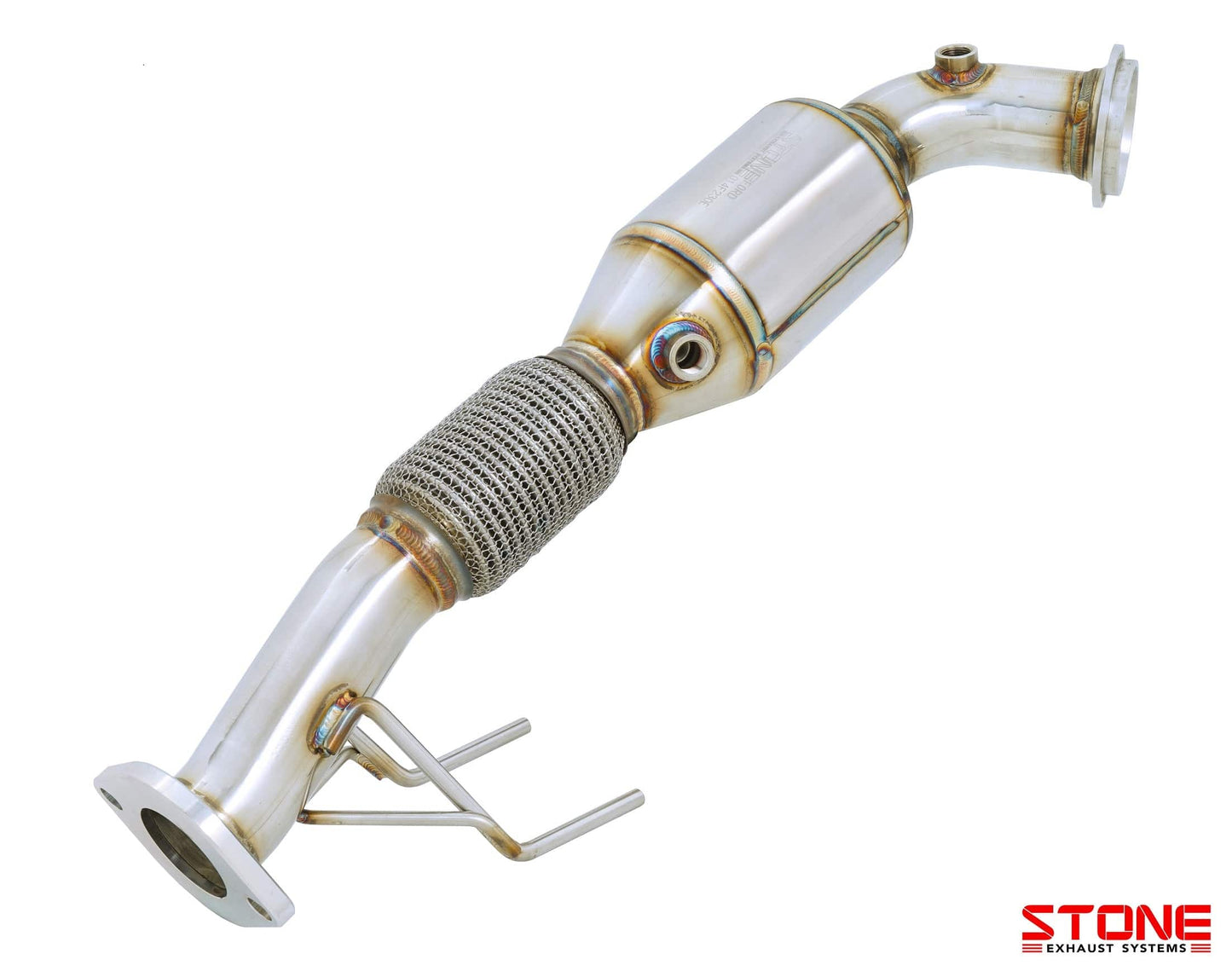 Stone Exhaust Ford MK5 Mondeo 2.0T Eddy Catalytic Downpipe | ML Performance EU