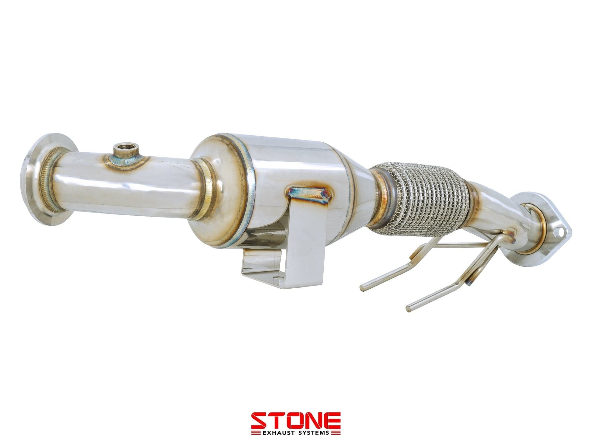 Stone Exhaust Ford MK5 Mondeo 2.0T Eddy Catalytic Downpipe | ML Performance EU