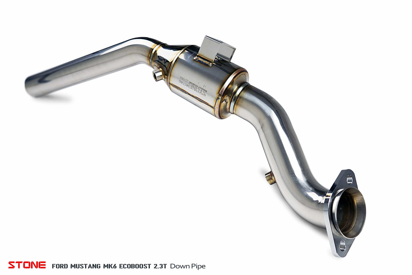 Stone Exhaust Ford MK6 Mustang 2.3T Ecoboost Eddy Catalytic Downpipe | ML Performance EU