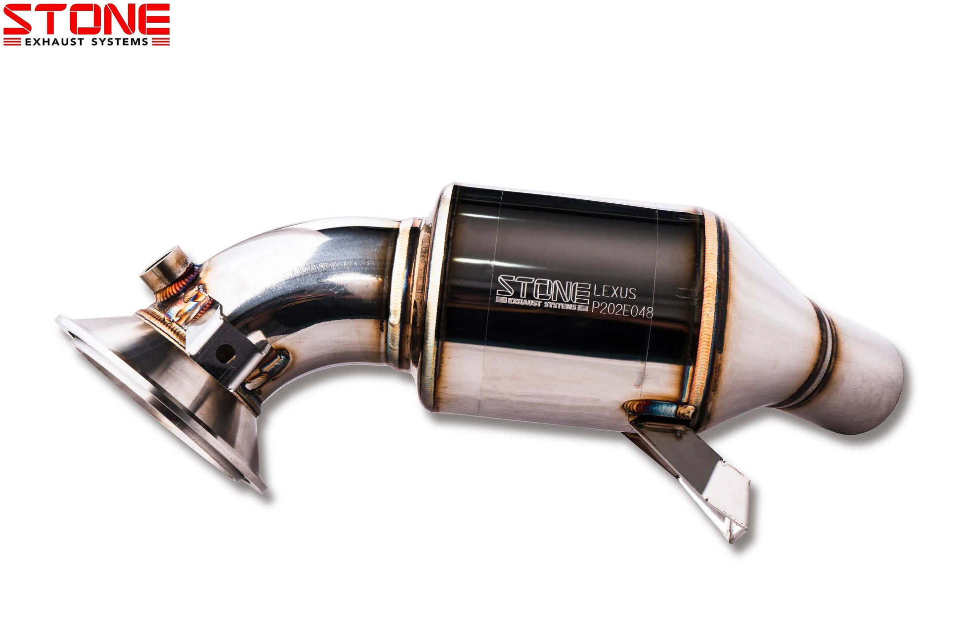Stone Exhaust Lexus 8AR-FTS AZ10 NX Eddy Catalytic Downpipe (NX 200T & NX 300T) | ML Performance EU