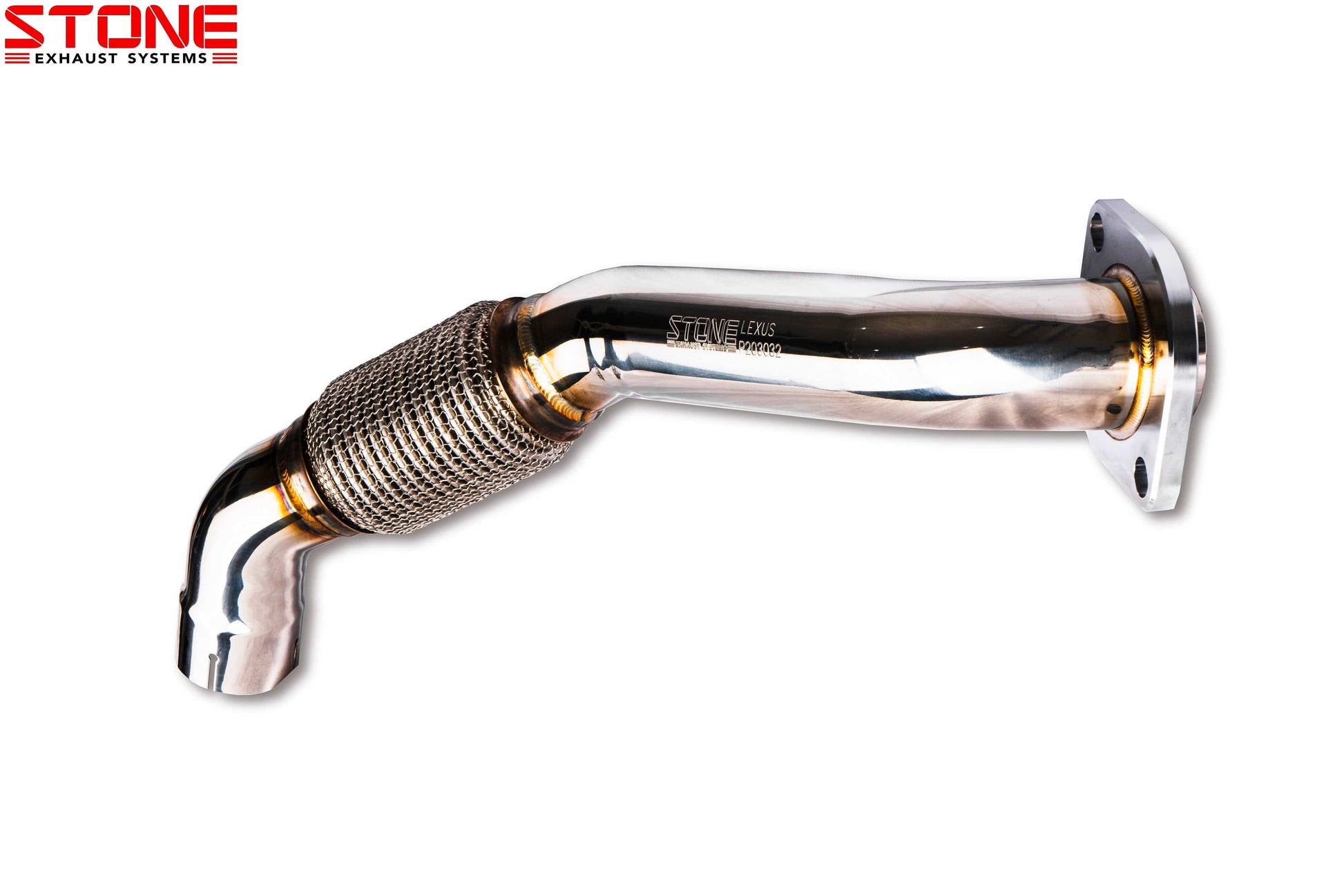 Stone Exhaust Lexus 8AR-FTS AZ10 NX Eddy Catalytic Downpipe (NX 200T & NX 300T) | ML Performance EU