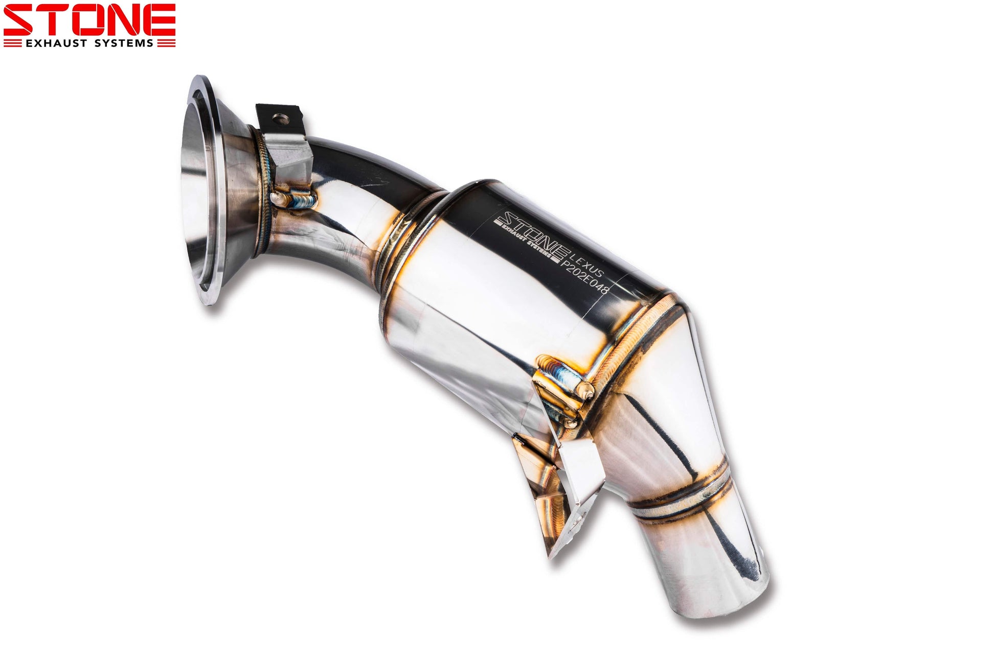 Stone Exhaust Lexus 8AR-FTS AZ10 NX Eddy Catalytic Downpipe (NX 200T & NX 300T) | ML Performance EU