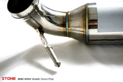 Stone Exhaust Mercedes-Benz M133 C/X117 W176 Eddy Catalytic Downpipe (Inc. A45 & CLA45/SB) | ML Performance EU