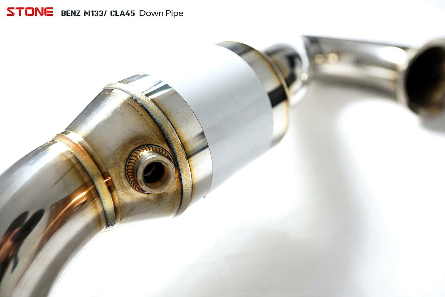 Stone Exhaust Mercedes-Benz M133 C/X117 W176 Eddy Catalytic Downpipe (Inc. A45 & CLA45/SB) | ML Performance EU