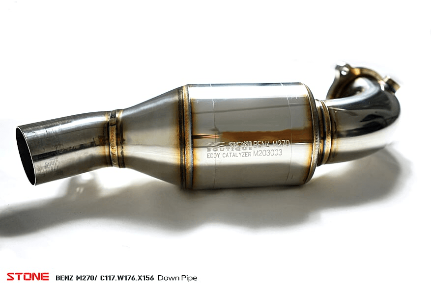 Stone Exhaust Mercedes-Benz M270 C/X117 W176 Eddy Catalytic Downpipe (Inc. A180, A250, CLA200 & CLA250) - ML Performance EU