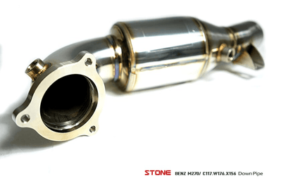 Stone Exhaust Mercedes-Benz M270 C/X117 W176 Eddy Catalytic Downpipe (Inc. A180, A250, CLA200 & CLA250) - ML Performance EU