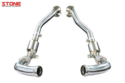 Stone Exhaust Porsche 971 Panamera 4S (2.9T / 440ps) Eddy Catalytic Downpipe - ML Performance EU