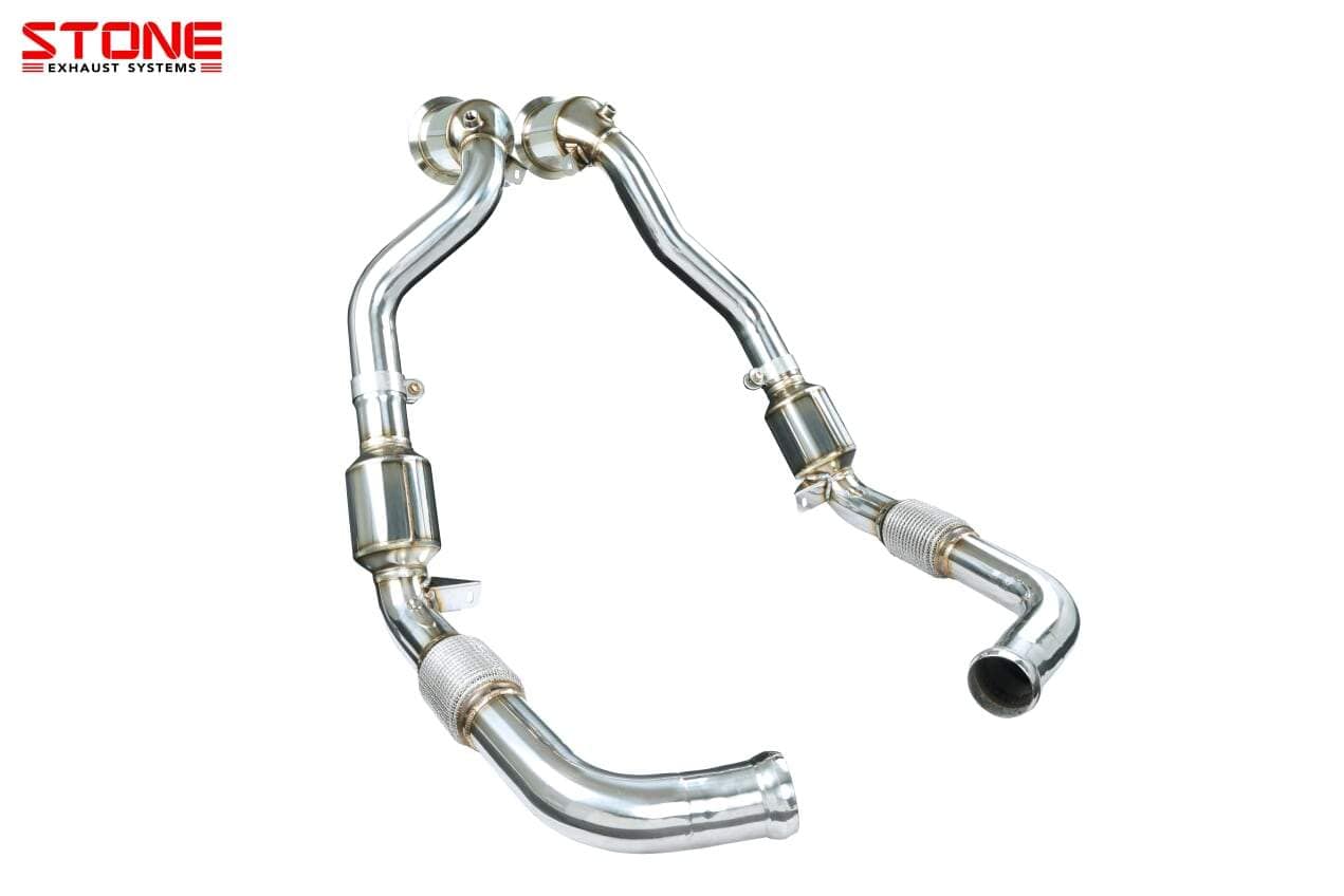 Stone Exhaust Porsche 971 Panamera 4S (2.9T / 440ps) Eddy Catalytic Downpipe - ML Performance EU