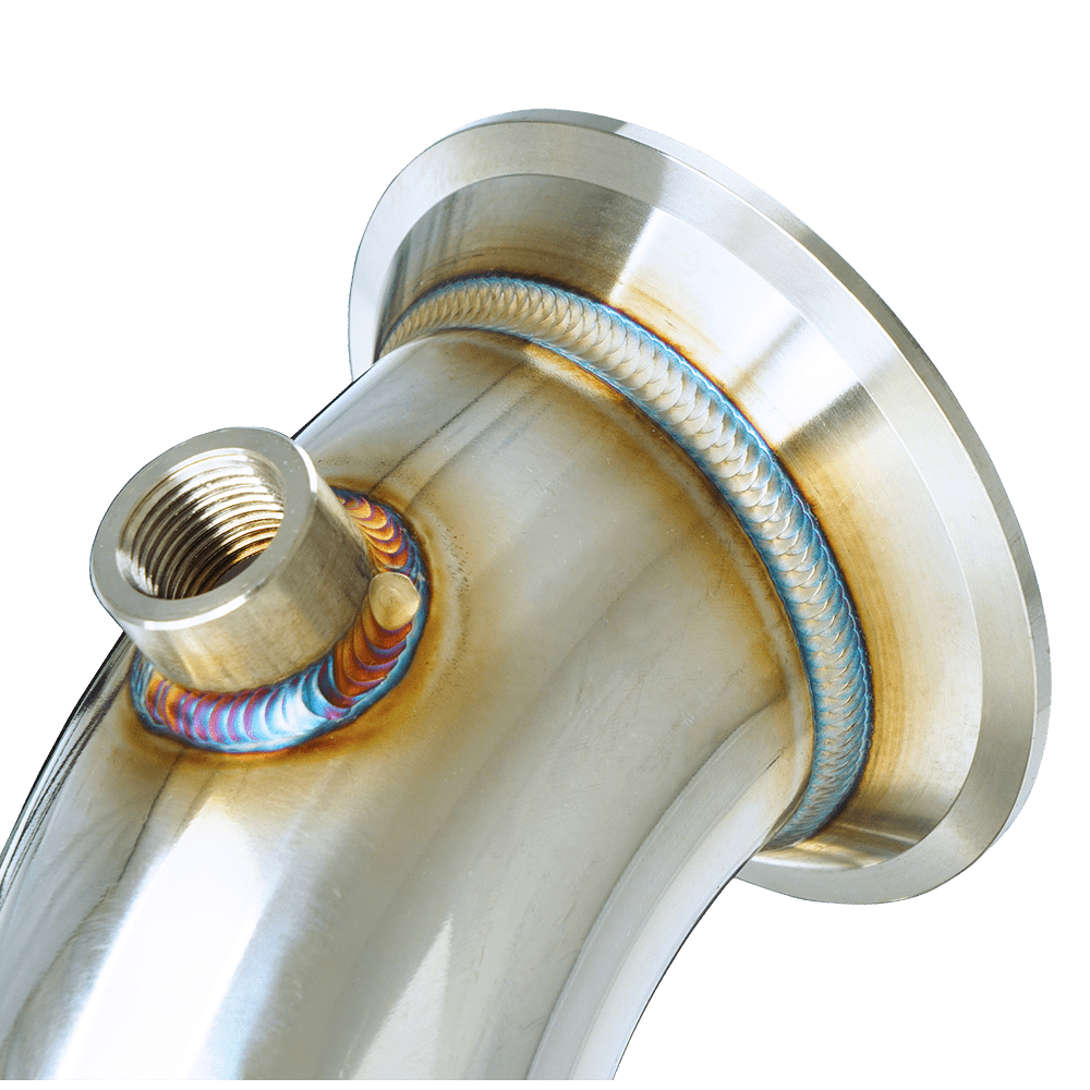 Stone Exhaust Volkswagen EA888 MK2 Tiguan 2.0 TSI Eddy Catalytic Downpipe | ML Performance UK