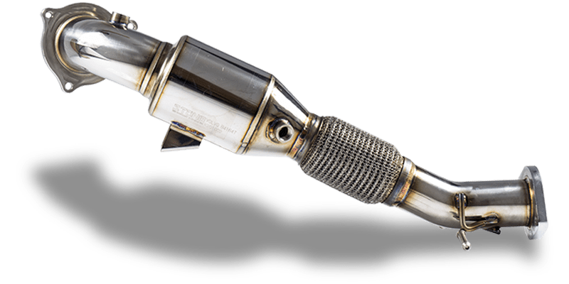 Stone Exhaust Volvo Y555/Y556 V40 T4 1.6T Eddy Catalytic Downpipe - ML Performance UK