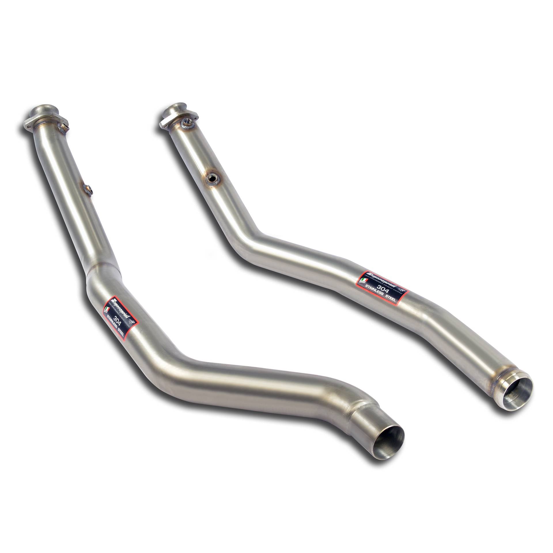 Supersprint Mercedes X166 GL63 AMG Right & Left Turbo Downpipe Kit - ML Performance EU