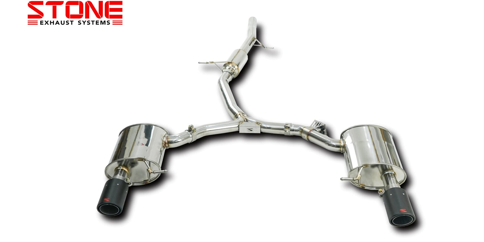 Stone Exhaust Audi EA888 B9 Valvetronic Catback Exhaust System (A4 40 TFSI & A5 40 TFSI) - ML Performance EU