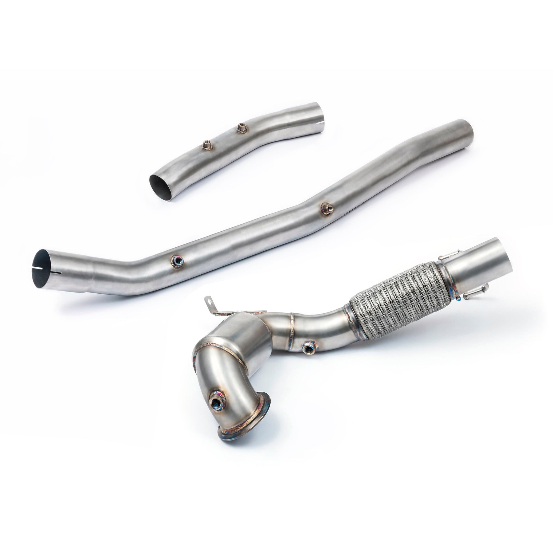 Cobra Exhaust VW Golf GTI (Mk8) 2.0 TSI (20+) Front Downpipe Sports Cat / De-Cat Performance Exhaust | ML Performance EU Car Parts