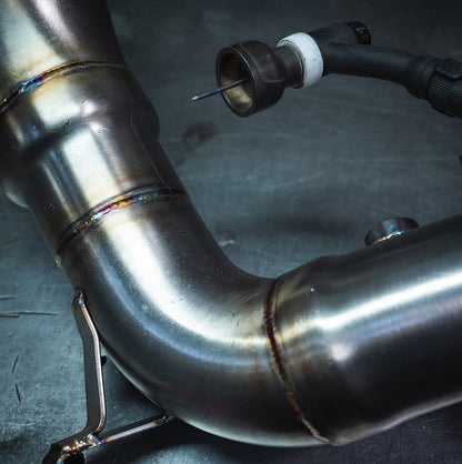 [TO BE DELETED] Cobra Exhaust VW Golf R (Mk8) 2.0 TSI (21+) Front Downpipe Sports Cat / De-Cat Performance Exhaust