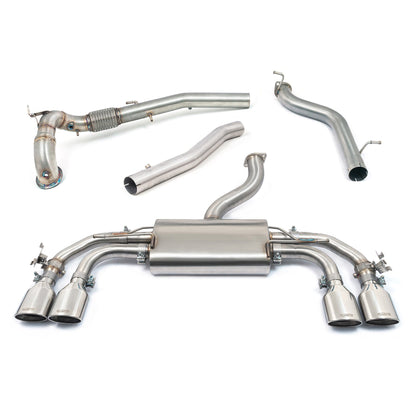 Cobra Exhaust VW Golf R (Mk8) 2.0 TSI (21+) Valved Turbo Back Performance Exhaust