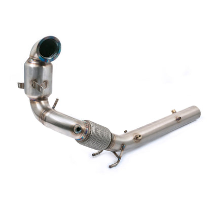 Cobra Exhaust VW Polo GTI (AW) Mk6 2.0 TSI (19-21) Sports Cat / De-Cat Front Downpipe (incl PPF delete) Performance Exhaust | ML Performance EU Car Parts