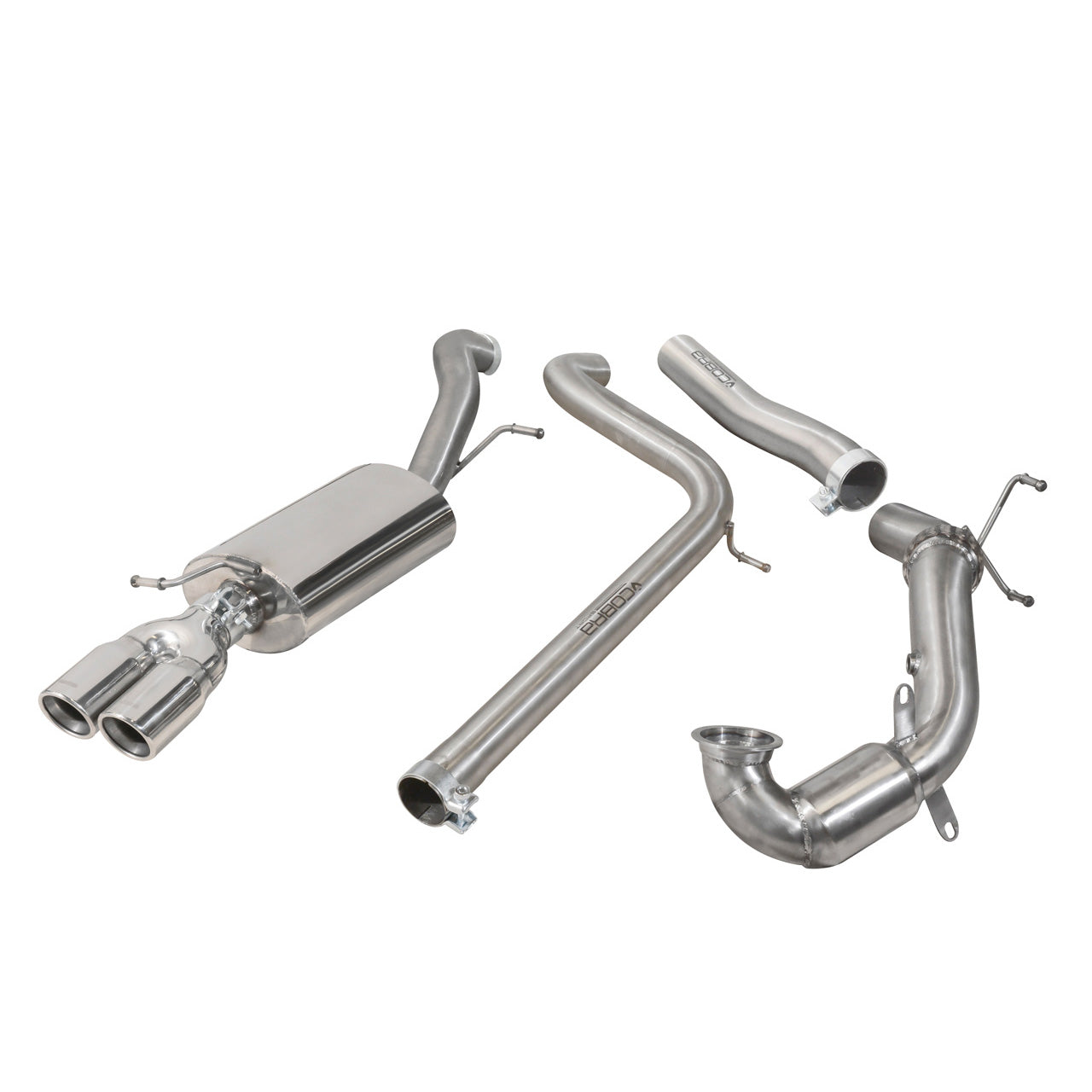 Cobra Exhaust VW Polo GTI (6C) 1.8 TSI (15-17) Turbo Back Performance Exhaust