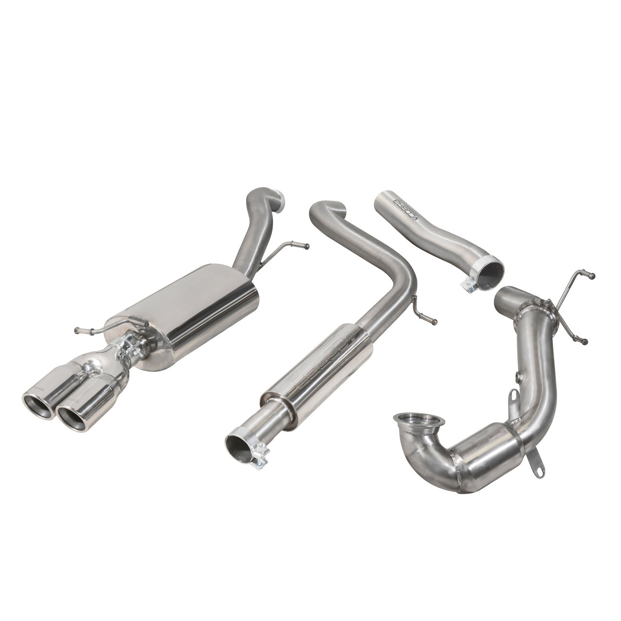 Cobra Exhaust VW Polo GTI (6C) 1.8 TSI (15-17) Turbo Back Performance Exhaust | ML Performance EU Car Parts
