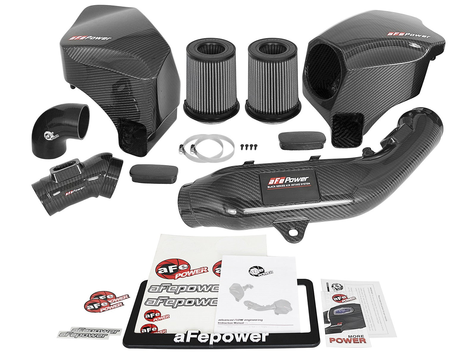aFe BMW S55 Black Series Momentum Carbon Fiber Pro DRY S Air Intake (M4) ML Performance UK