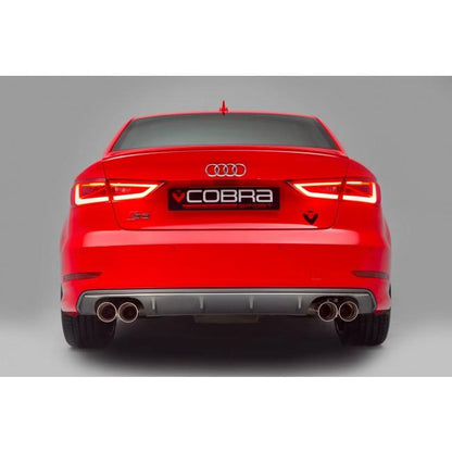 Cobra Exhaust Audi S3 (8V) Saloon (Valved) (13-18) Turbo Back Performance Exhaust