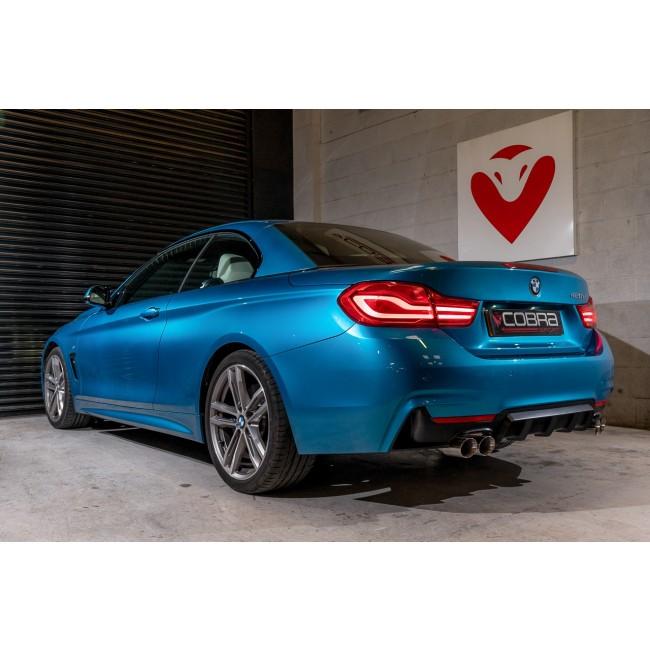 [TO BE DELETED] Cobra Exhaust BMW 425D (F32/F33/F36) Quad Exit M4 Style Performance Exhaust Conversion