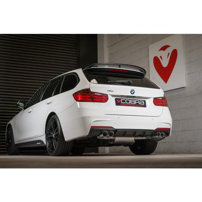 [TO BE DELETED] Cobra Exhaust BMW 325D (F30 LCI/F31 LCI) (2015-19) Quad Exit M3 Style Performance Exhaust Conversion